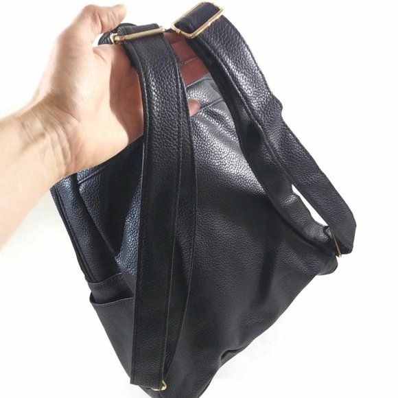 Black Backpack Casual Satchel Handbag Travel Hiking Purse Shoulder Unisex Bag  main image 10
